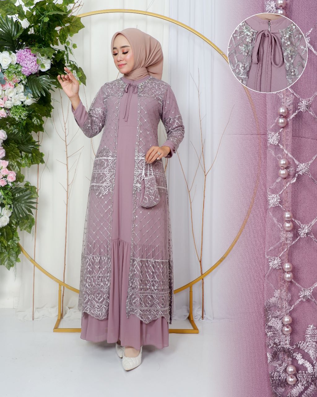 New Gamis Modern Kekinian Model Terbaru 2023//Gamis Kondangan