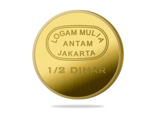 Koin 1 2 Dinar Antam Fine Gold 2 13gr Lazada Indonesia