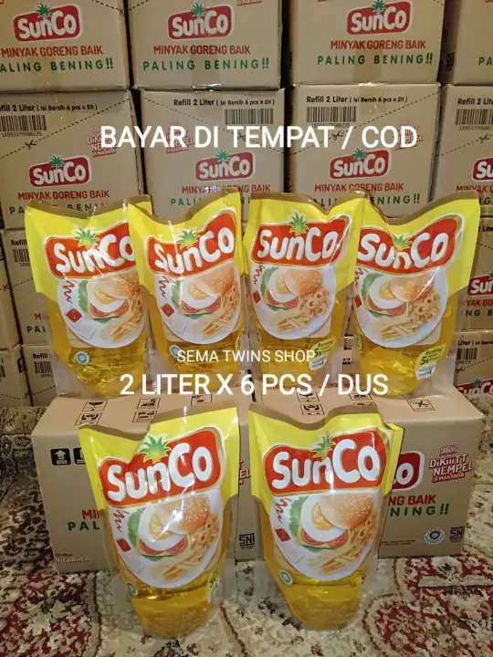 Minyak Goreng Sunco 2liter 1 Dus Isi 6 Lazada Indonesia