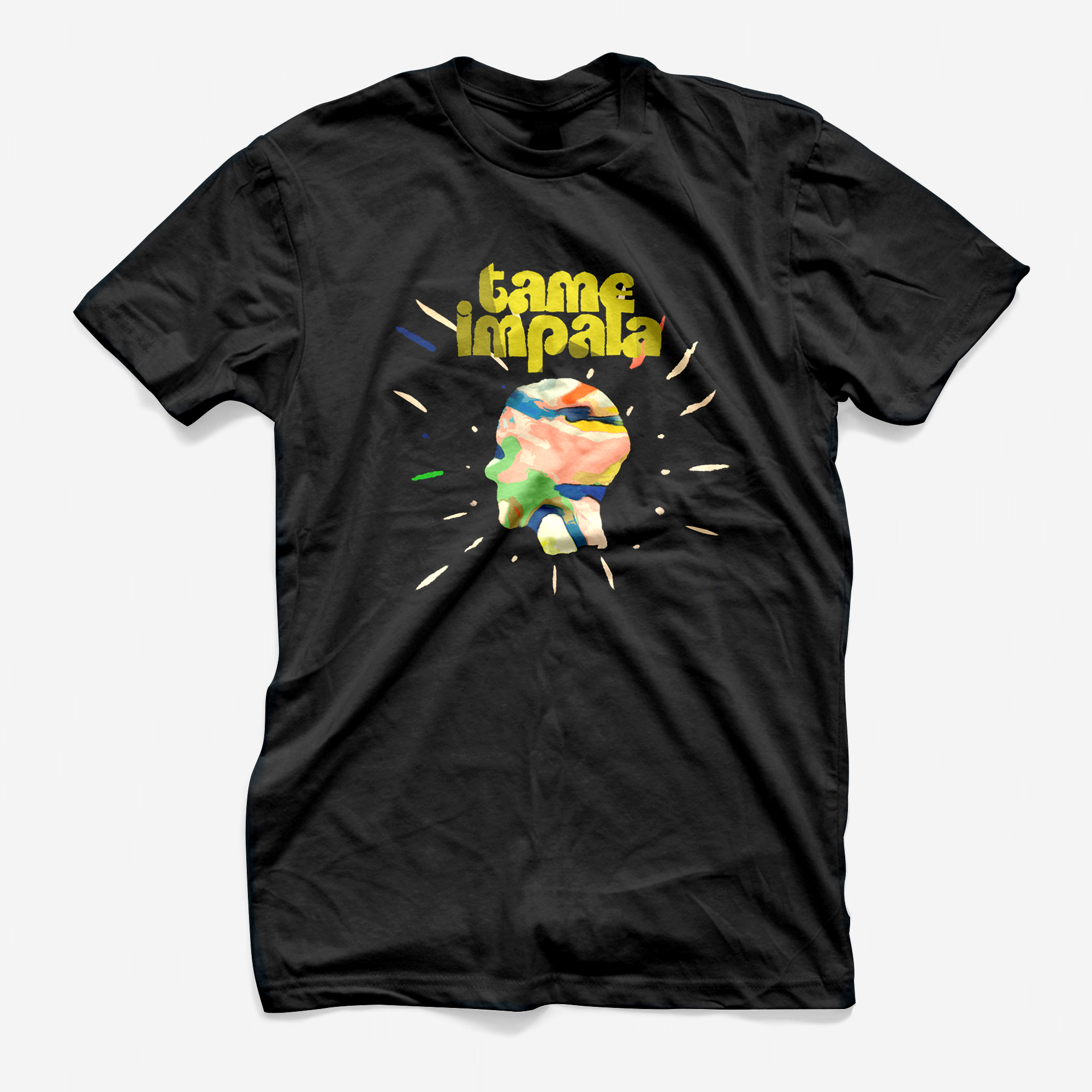 Band Tame Impala Shirt KAOS TAME IMPALA // BAJU TAME IMPALA // T-SHIRT // KAOS  BAND, image size:2000x2000