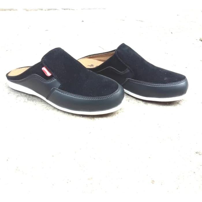 PROMOO!!! Sepatu Sandal Pria Selop Bustong Tutong Hitam Murah Tersedia Juga Sepatu casual,sport,slip on,kulit,nike,formal,kickers,adidas