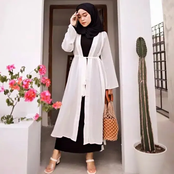 ootd long cardi
