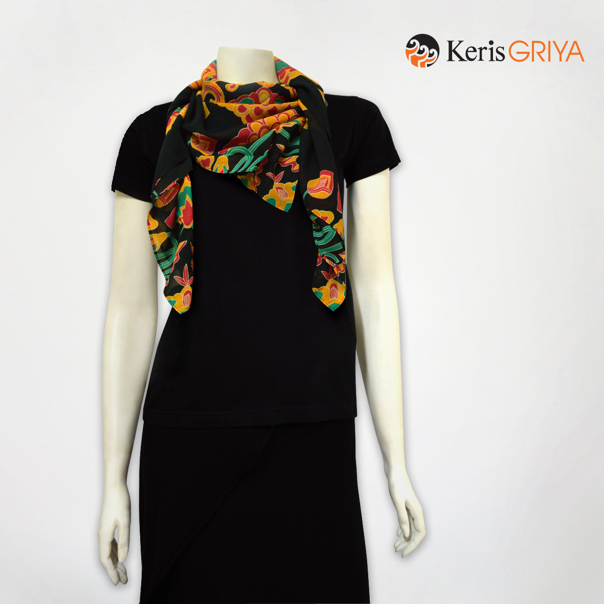 Scarf batik hot sale keris