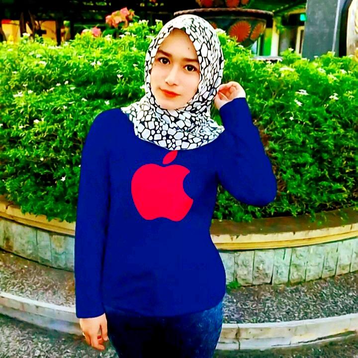TERBARU!!! VIN9 FASHION T-SHIRT/KAOS WANITA TANGAN PANJANG APLE /KAOS BAJU CEWEK MURAH/ATASAN ABG/KAOS OBLONG DISTRO/TUMBLR TEE