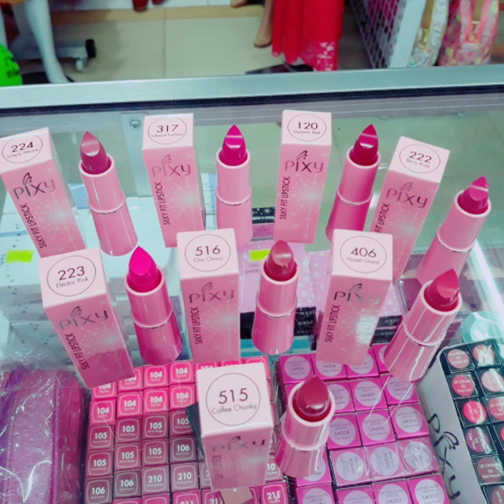 harga pixy silky fit lipstick