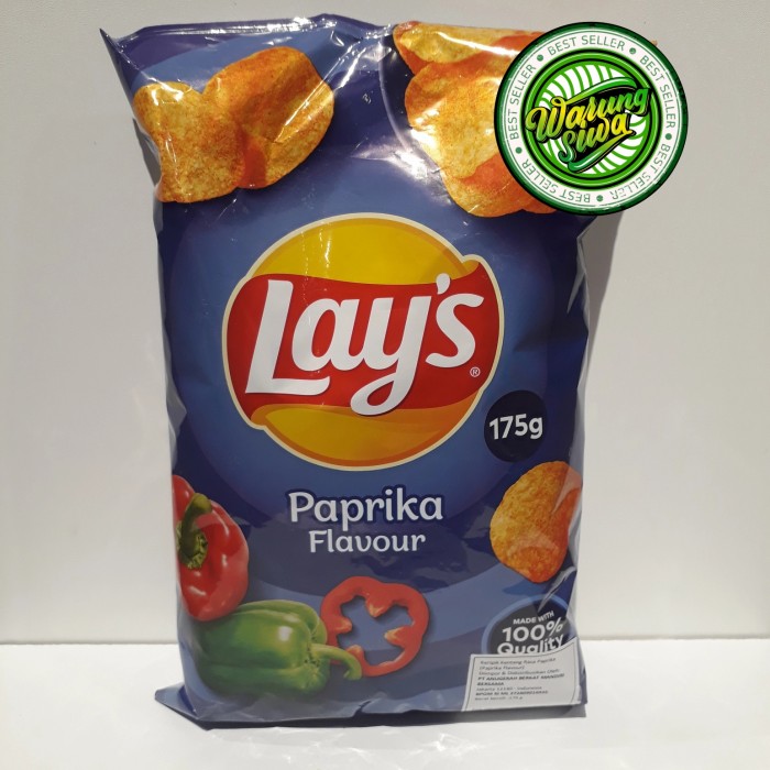 lays lay's potato chips paprika flavour 175gr | Lazada Indonesia