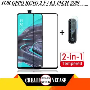 Creative Promo Tempered Glass Full 9d For Oppo Reno 2f Screen