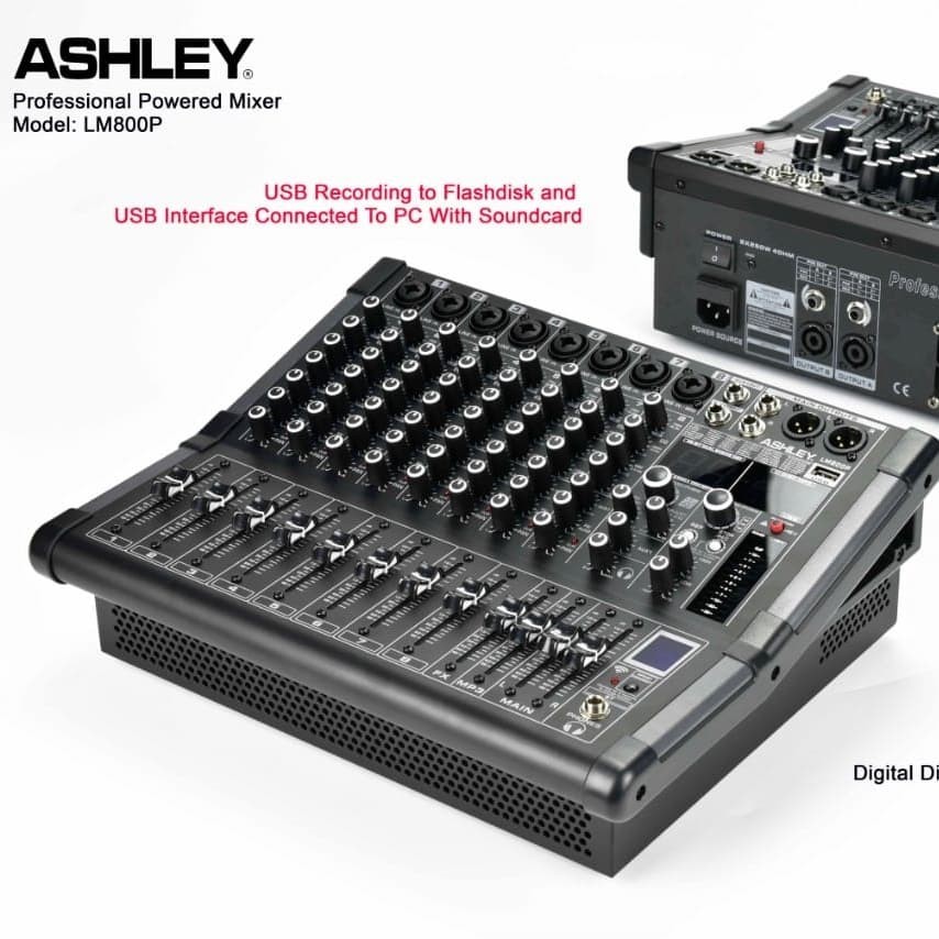 POWER MIXER ASHLEY LM800P ORIGINAL Lazada Indonesia