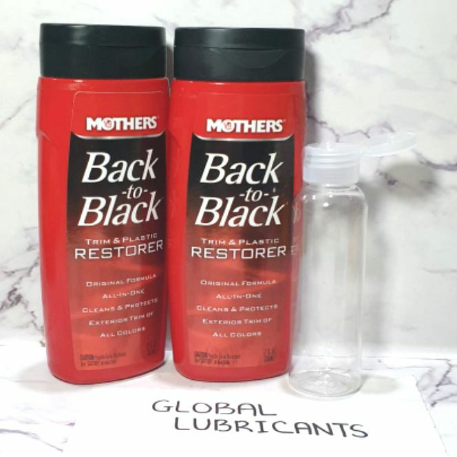 Mothers Back To Black Trim & Plastic Restorer USA Repack 100mL (Semir ...