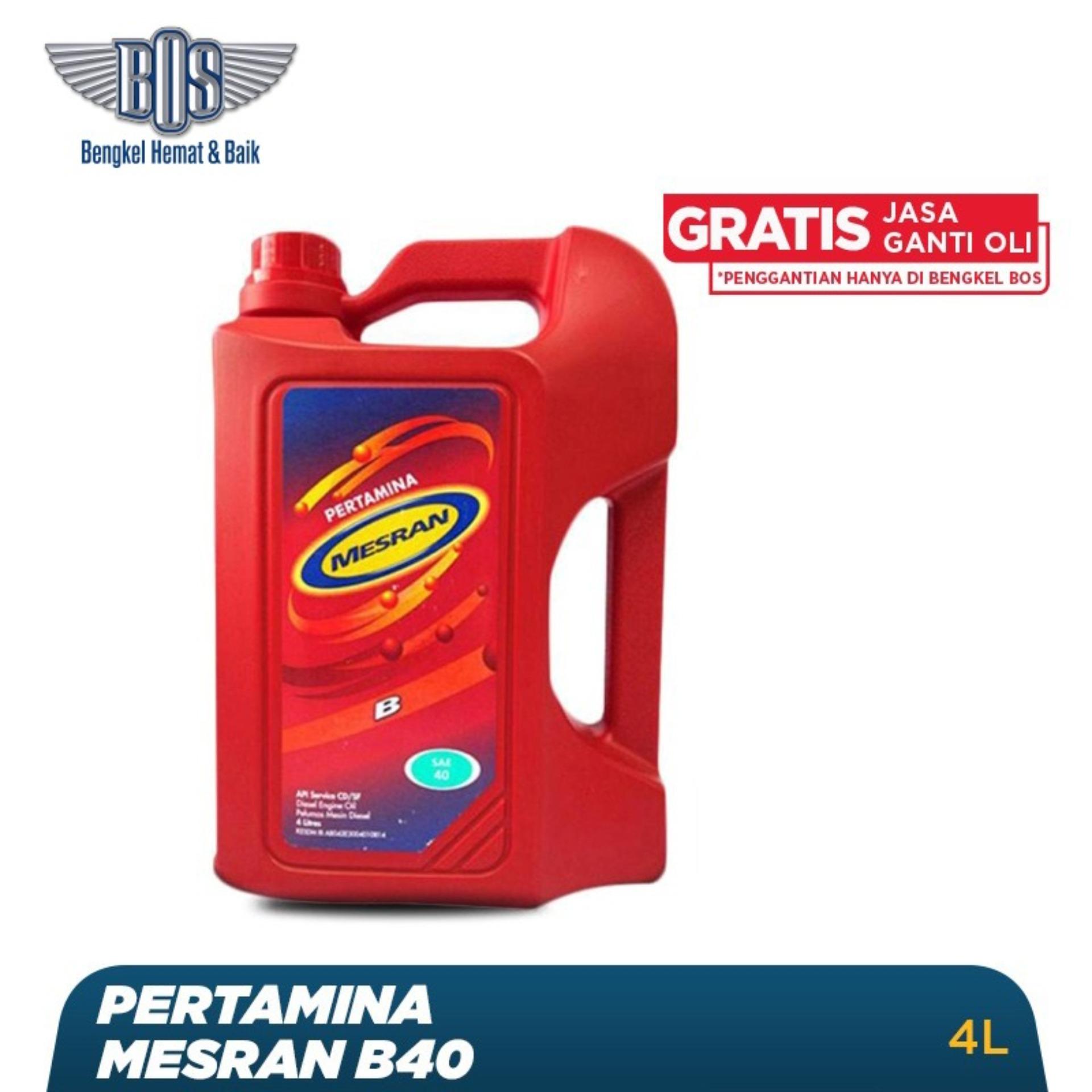 Oli Mobil Pertamina Mesran - B40 - GALON - Gratis Jasa Ganti Oli dan Check Up Kendaraan