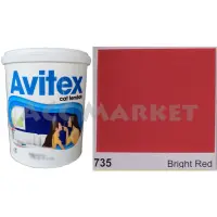 Cat Tembok Dinding Avitex 1kg Warna Oren Orange 745 Lazada Indonesia