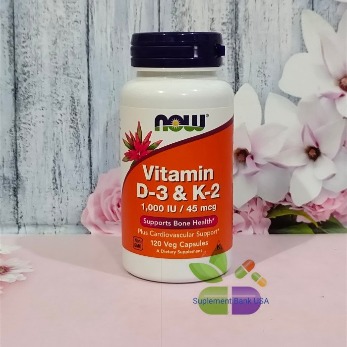 now vitamin d3 & k2 120 sayuran kapsul (V8X3) vitamin d3 5000iu vitamin d3 200 iu vitamin d3