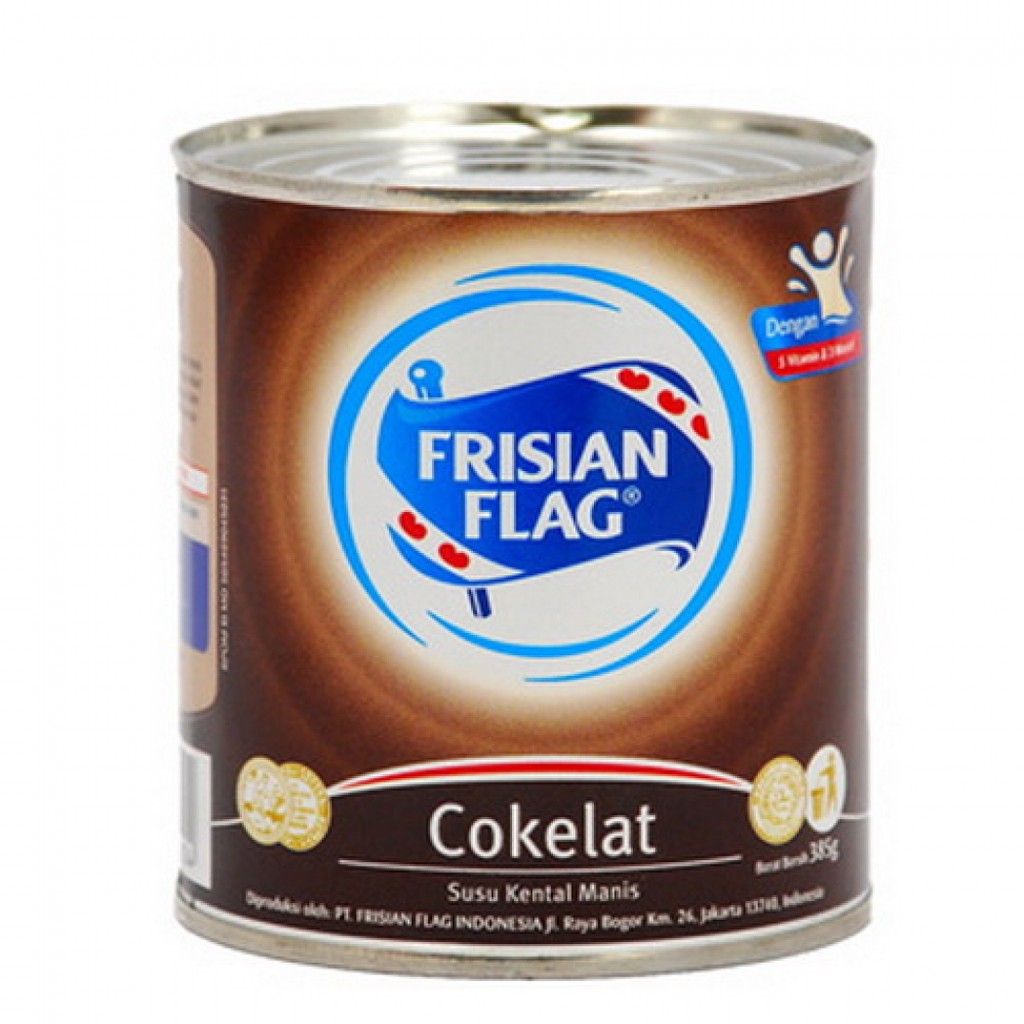 Bendera kaleng 385g*48 coklat (8992753102204)