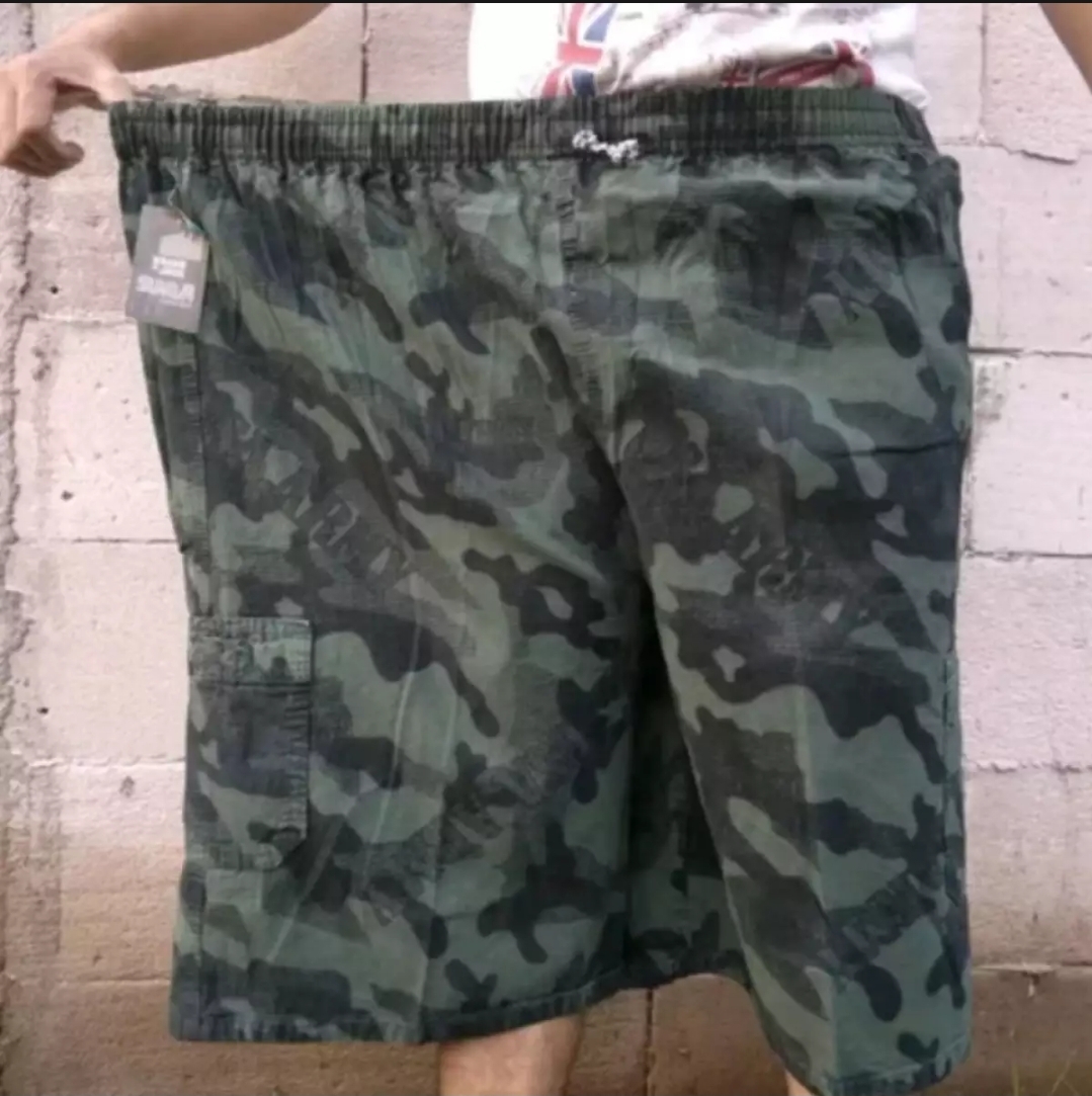 Celana pendek cargo loreng Army celana 
