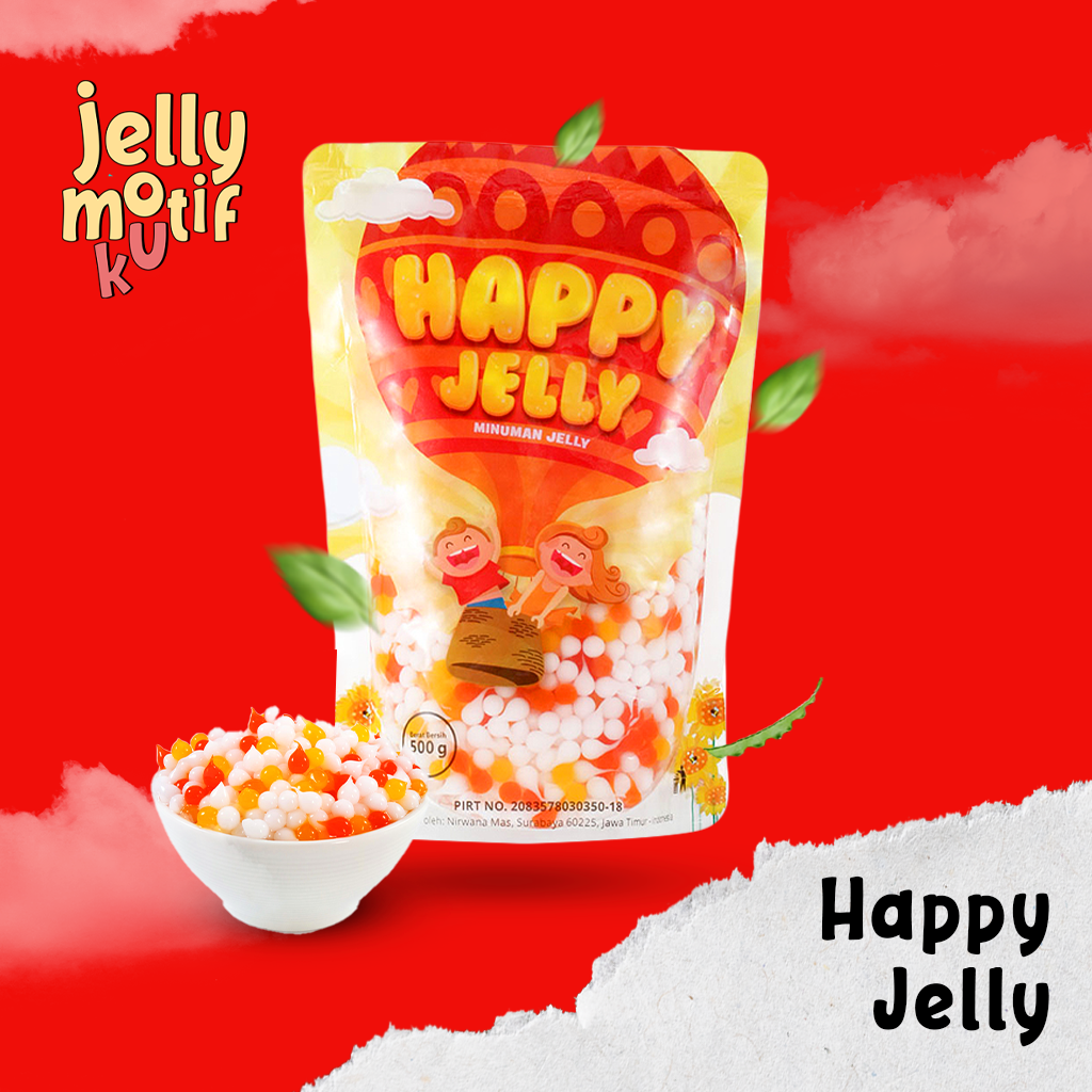 Topping Minuman Rainbow Jelly Happy Jelly Kosena 500gr Lazada Indonesia