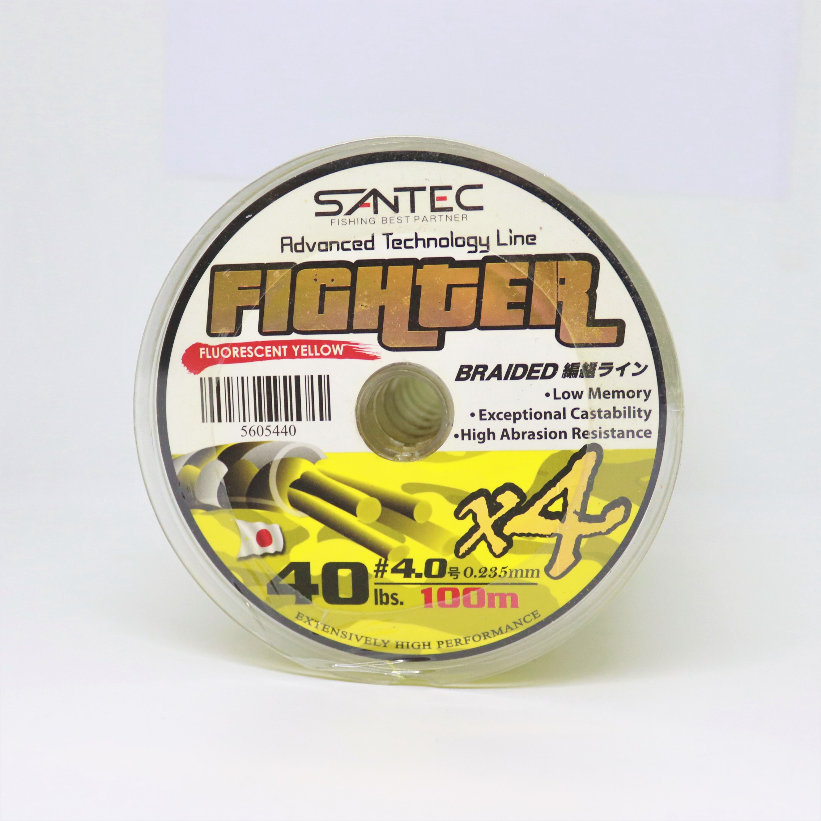 Santec Fighter Leader - Senar Pancing Warna Fluoro Yellow