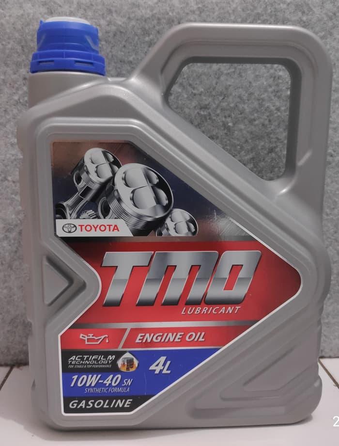 NEW! oli mesin mobil toyota tmo 10w-40 SN for gasoline 4L