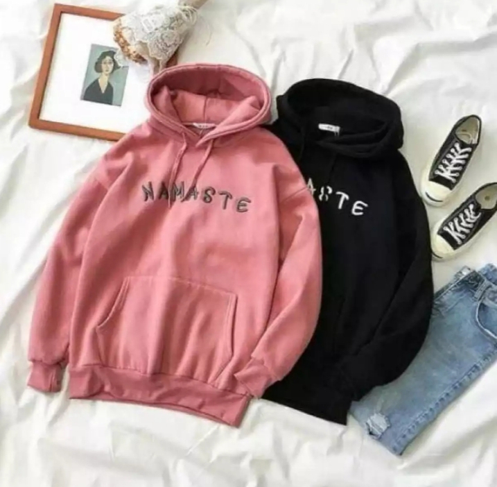 NAMASTE Hoodie Sweater Hoodie Wanita