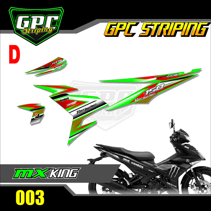 Desain Modip Mx Merah Redbull / Jual Sticker Decal Jupiter Mx King 150