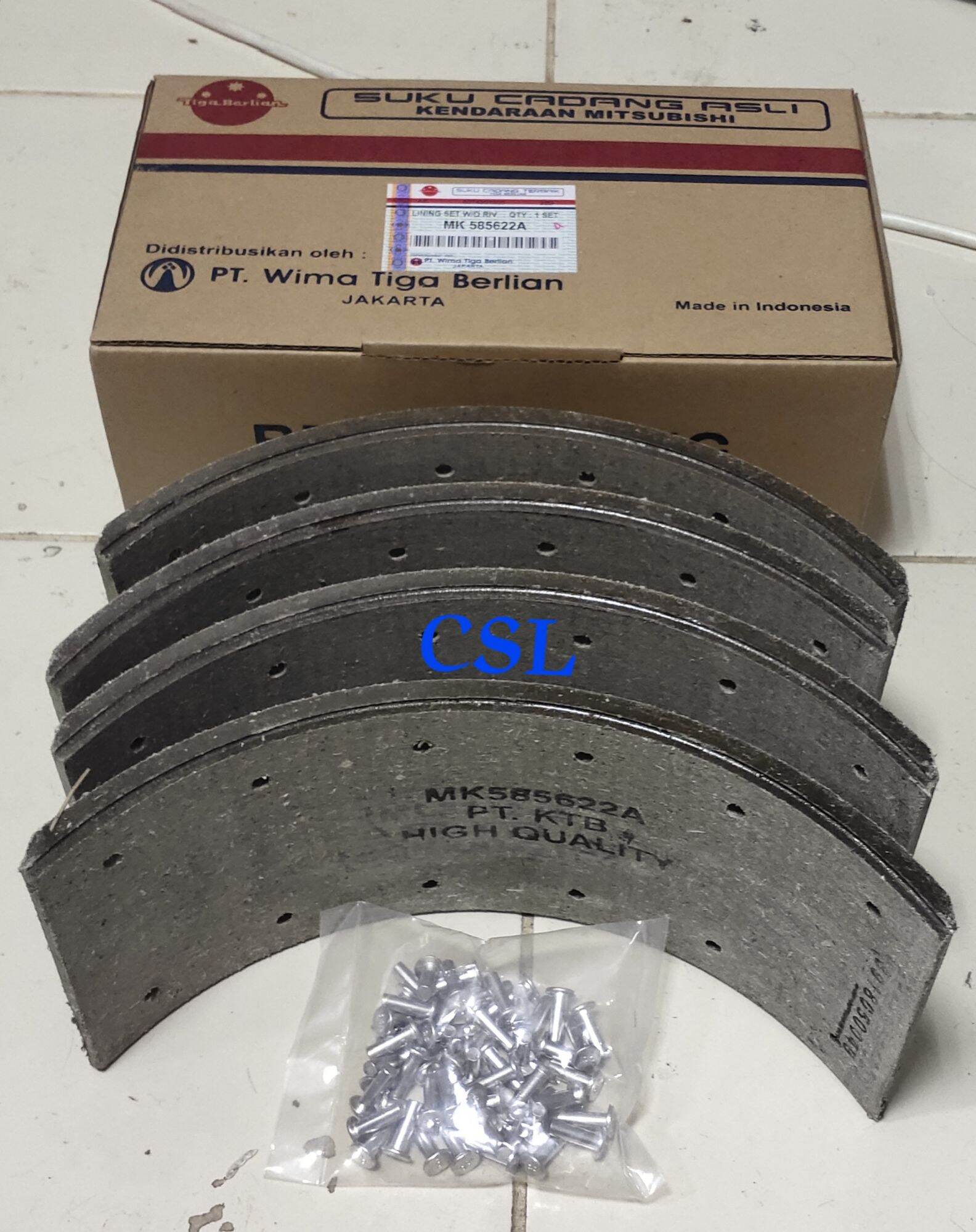 BRAKE LINING + RIVET PS136 HDX KAMPAS REM MK585622A Lazada Indonesia