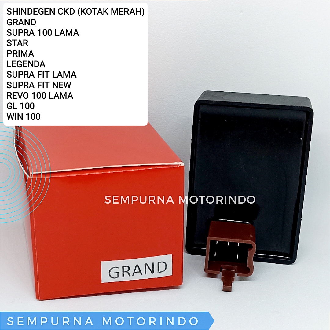 Cdi Unit Grand Supra Win Shindengen Ckd Kotak Merah Lazada Indonesia