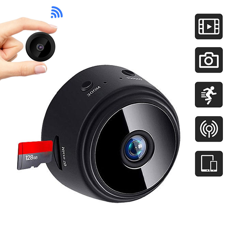 Raxey A9กล้องจิ๋ว1080P WiFi กล้องรุ่นกลางคืน Micro การเฝ้าระวังวิดีโอเครื่องบันทึกเสียงไร้สายกล้องบันทึกเชื่อมต่อเครือข่ายความละเอียดสูงกล้องวิดีโอขนาดเล็ก