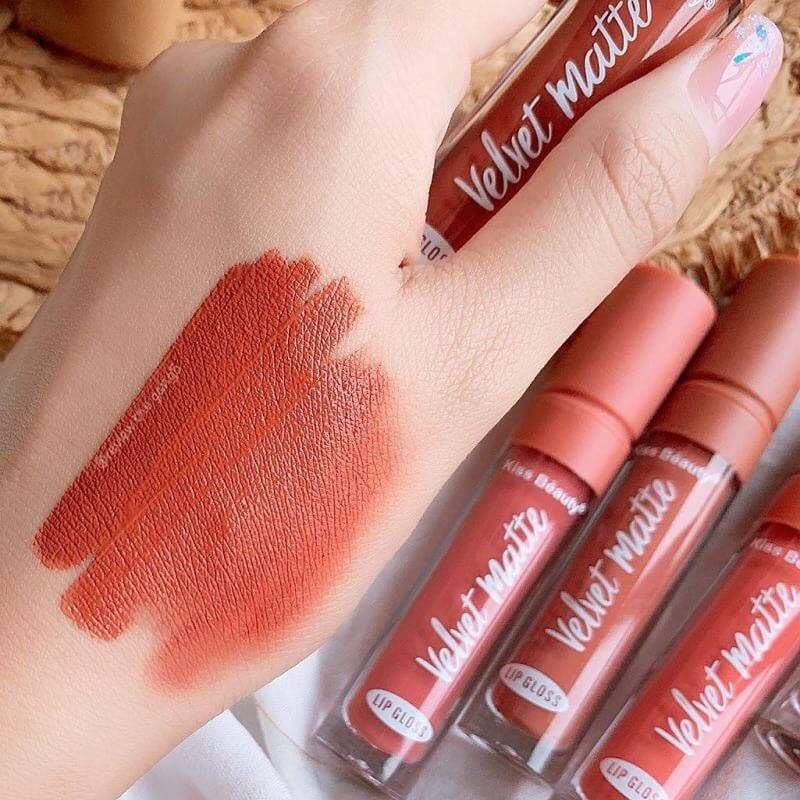 kiss beauty velvet matte lip gloss