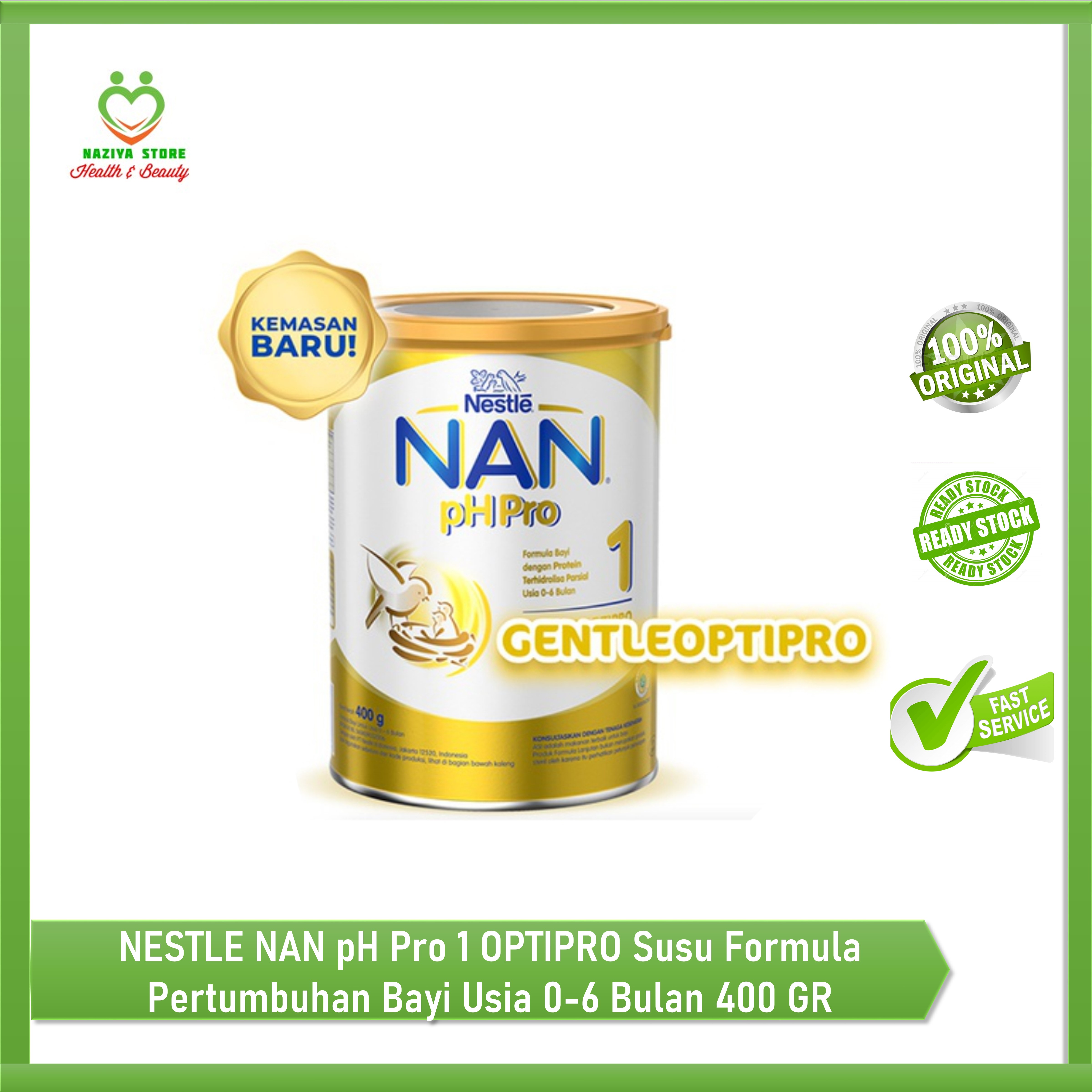 NESTLE NAN pH Pro 1 OPTIPRO Susu Formula Pertumbuhan Bayi Usia 0-6