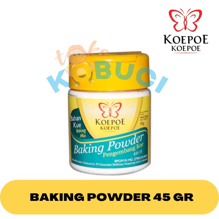Koepoe Baking Powder 45 gr Kupu Lazada Indonesia