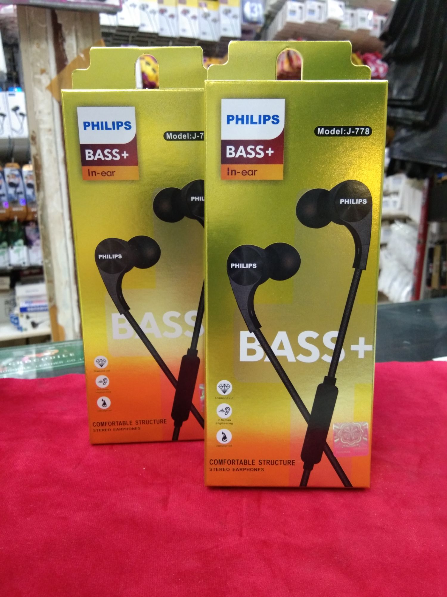 Headset Handsfree Earphone Philips J778 Extra Bass Plus Original