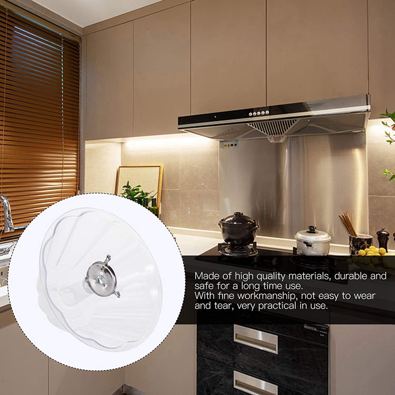 2Pcs Plastic Range Hood Oil Cup Round Oil Catcher Oil Collecting Cup