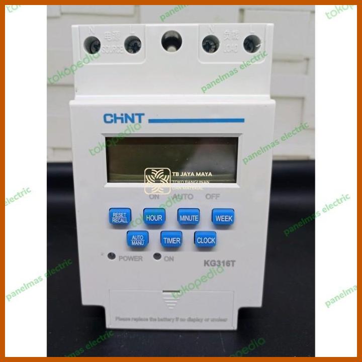CHINT KG316T DIGITAL TIMER TIME RELAY SWITCH DELAY 1NO 1NC TB. JAYA
