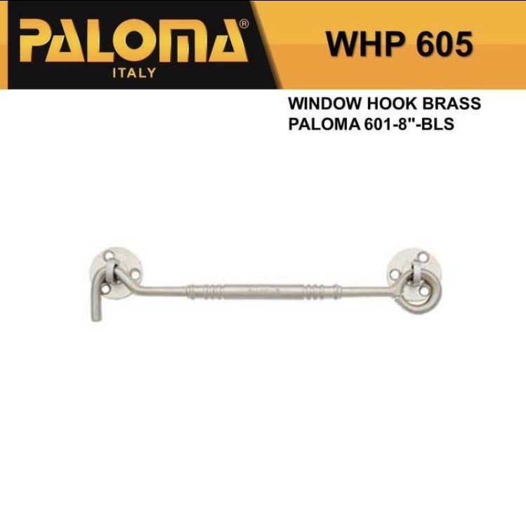 Window Hook Paloma WHP 605 Brass Ukuran 8\ Window Hook Paloma WHP 605 Brass Ukuran 8\