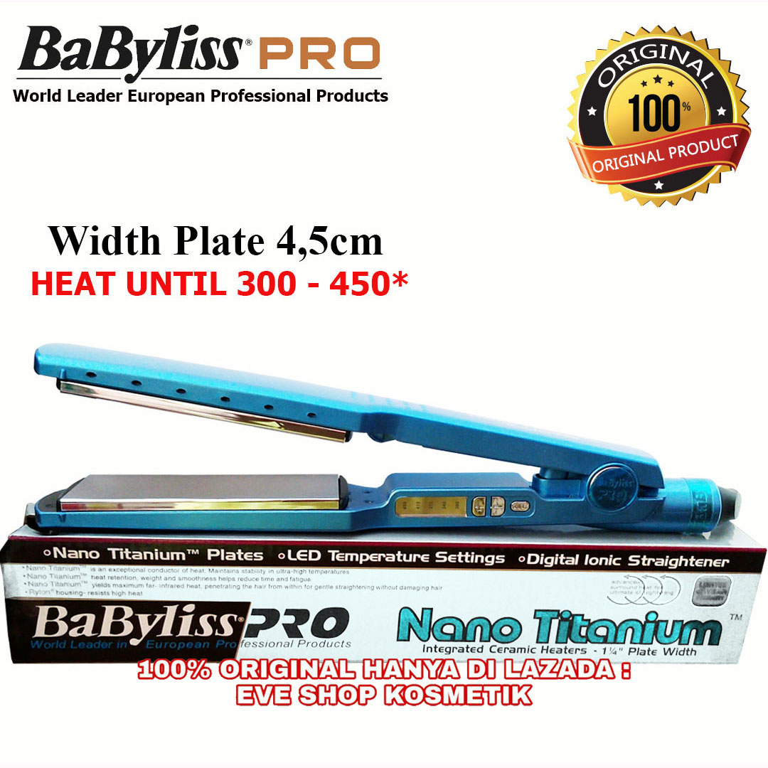 CATOK BABYLISS PRO NANO TITANIUM PLAT LEBAR CATOKAN
