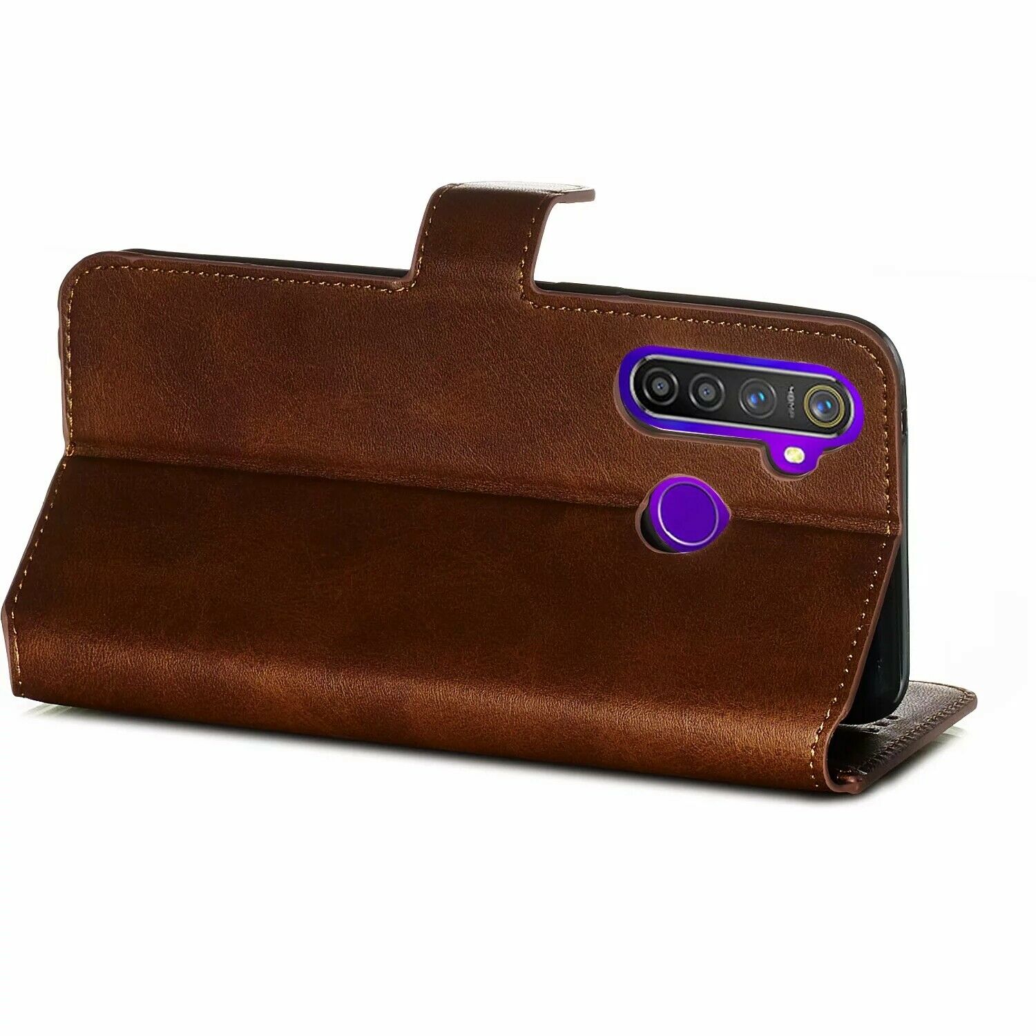 Case Wallet Leather REALME 5I casing hp leather dompet kulit FLIP