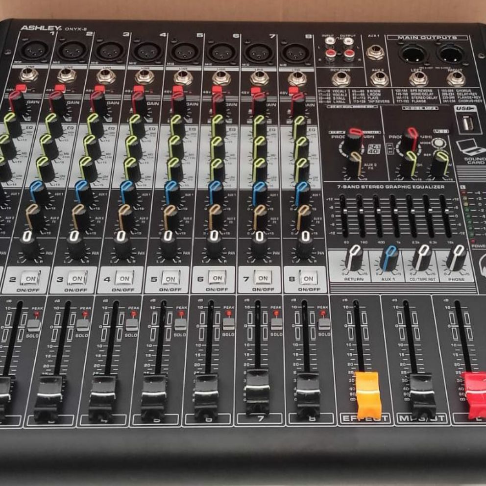 Mixer Audio 8 Channel Ashley Onyx 8 New Original Lazada Indonesia