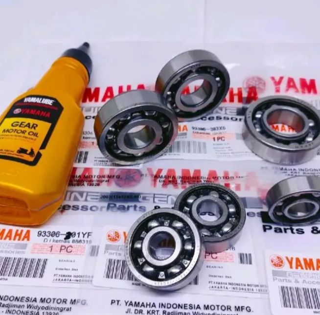 bearing laher gearbox rasio 6set + oli mio m3 mio s mio z fino 125