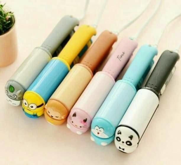 Catokan 2 in 1 set KARAKTER Catok mini Lurus dan Curly model karakter