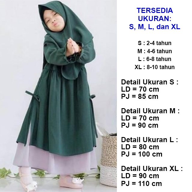 Leticia Kids Dress Gamis Anak 2 4 4 6 6 8 8 10 Tahun Gamis Syar I Gamis Wanita Gamis Anak Perempuan Gamis Anak Terbaru 2020 Gamis Terbaru Gamis