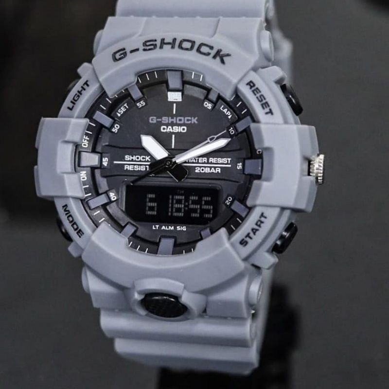 TERLARIS !!!! GSHOCK CASIO GA 800 DUAL TIME 2JARUM JAM TANGAN PRIA
