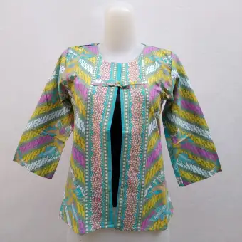 630+ Model Blazer Batik Wanita Modern Gratis Terbaru