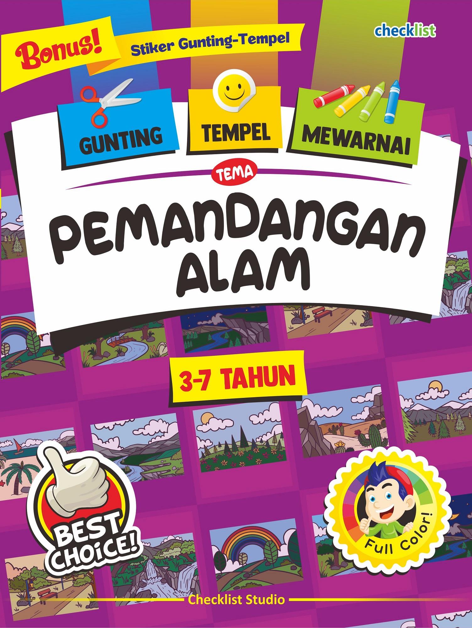 Buku Anak Pemandangan Alam 3 7 Tahun Gtm Gunting