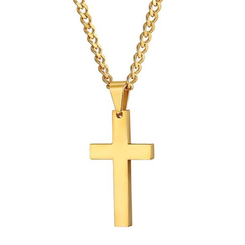 Jual Cross Necklace Gold Terbaru 