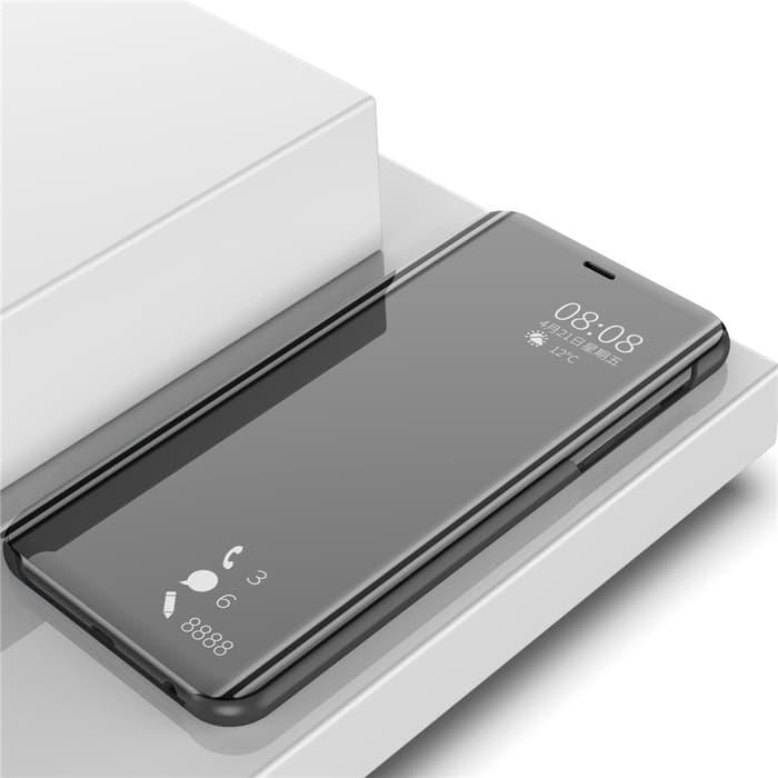 Flip Case OPPO F 11 Cover Stand F11 2019 Mirror Standing Clear S View Flip Wallet Autolock OPPO F11