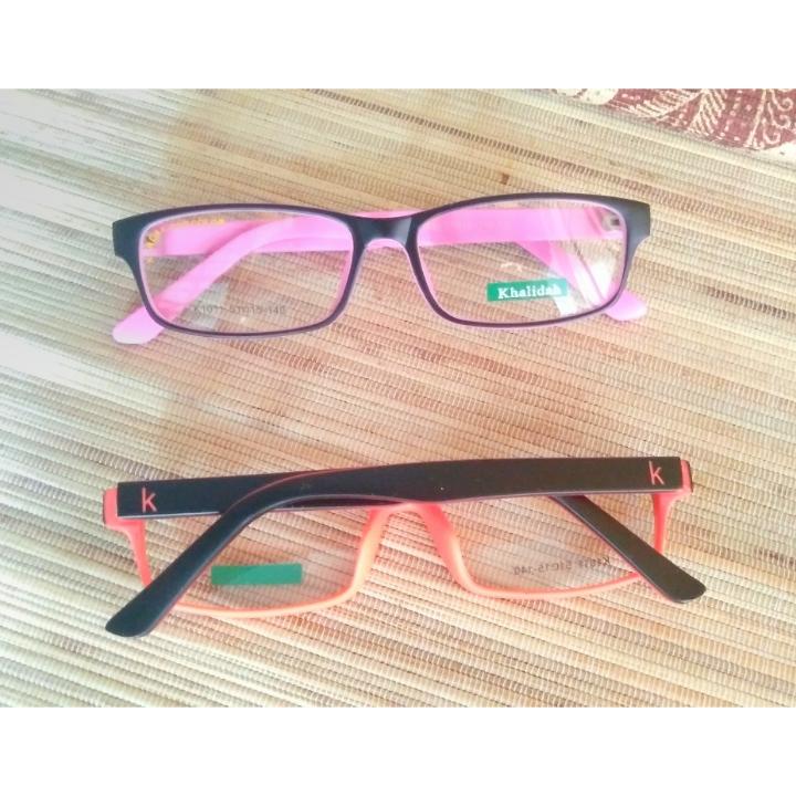 FRAME KACAMATA LENTUR KOTAK KECIL UNTUK ANAK DAN DEWASA BISA GANTI LENSA ANTI RADIASI NORMAL MINUS SILINDER