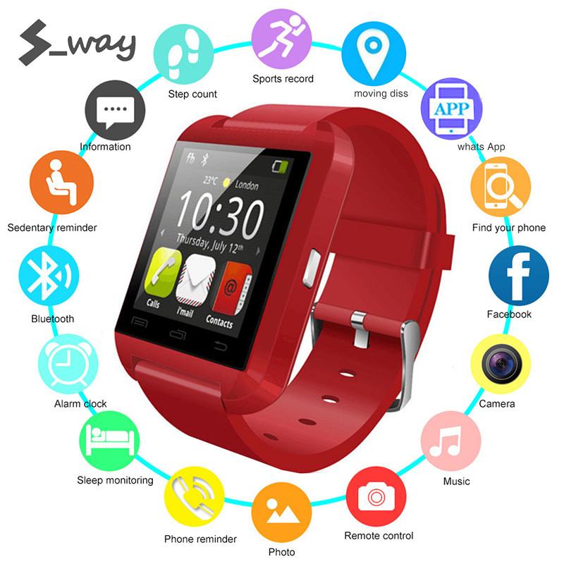 S_way 》ต้นฉบับ》ใหม่ smartwatch บลูทูธสมาร์ทวอทช์ U8 สำหรับ