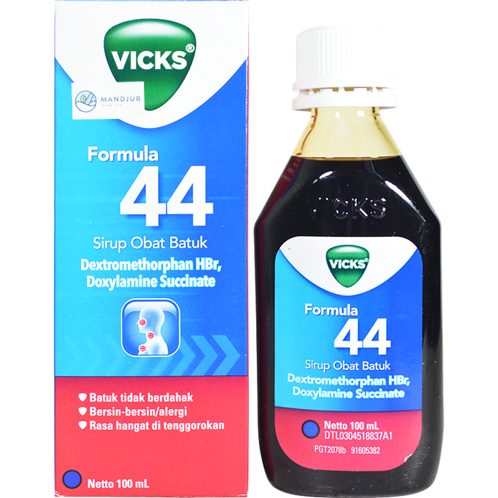 Vicks Formula 44 Sirup Obat Batuk 100 Ml Lazada Indonesia