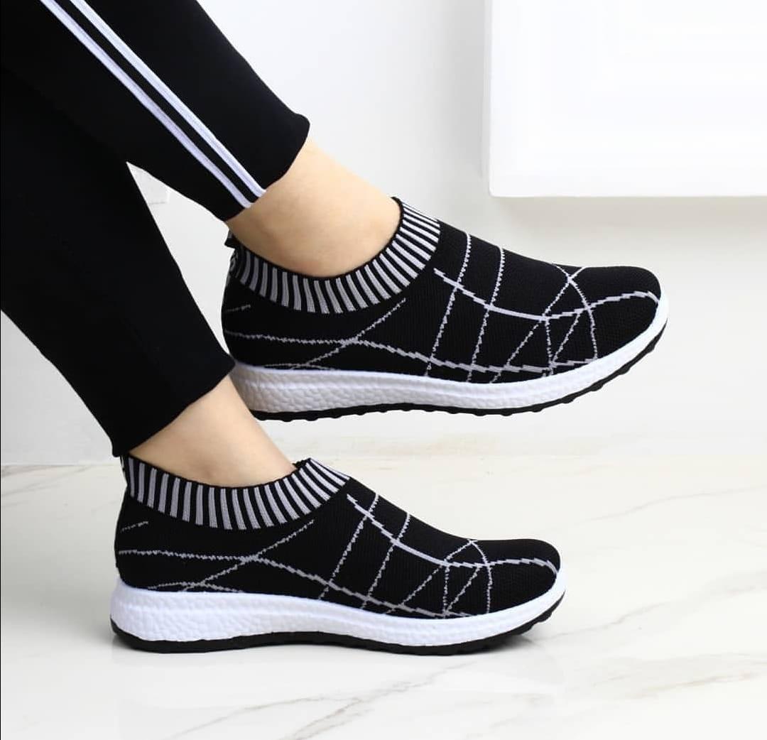 Xaxa Grosir Murah Sepatu Venom corak Garis lurus