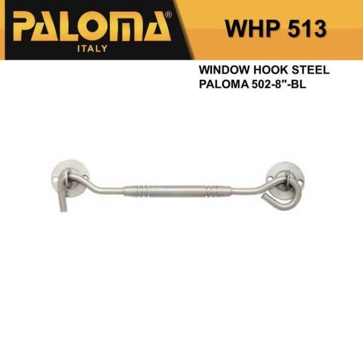 Window Hook Paloma WHP 513 Steel 502-8” | Hak Angin Penahan Jendela Window Hook Paloma WHP 513 Steel 502-8” | Hak Angin Penahan Jendela