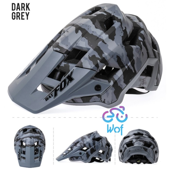 Helm New BATFOX Sepeda Gunung AM Enduro MTB Downhill Helmet Bike